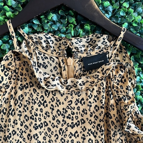 Who What Wear Cheetah Print Sleeveless Dress - Picture 5 of 12